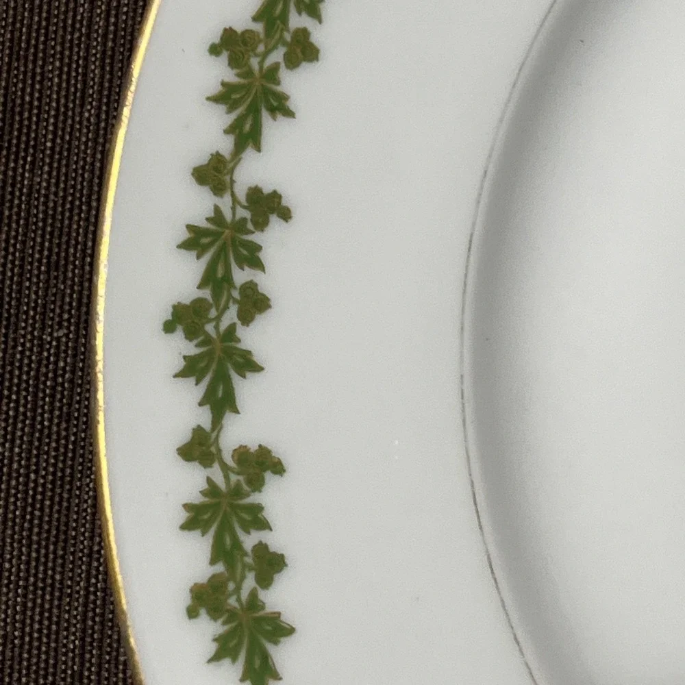 [2] Limoges France Pre-1930 Gold Rimmed‎ 8